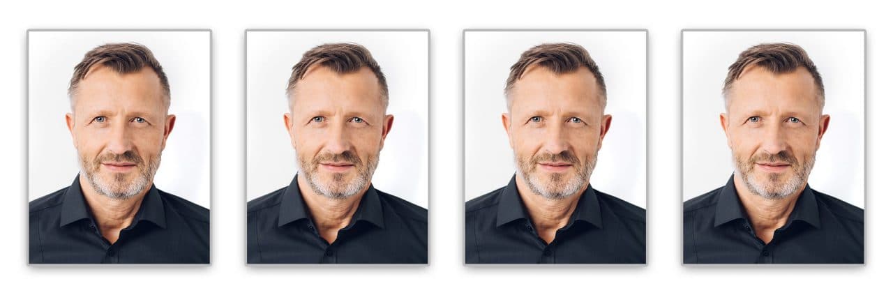 Example passport photo