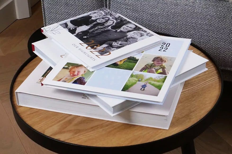 Många olika fotoboksformat